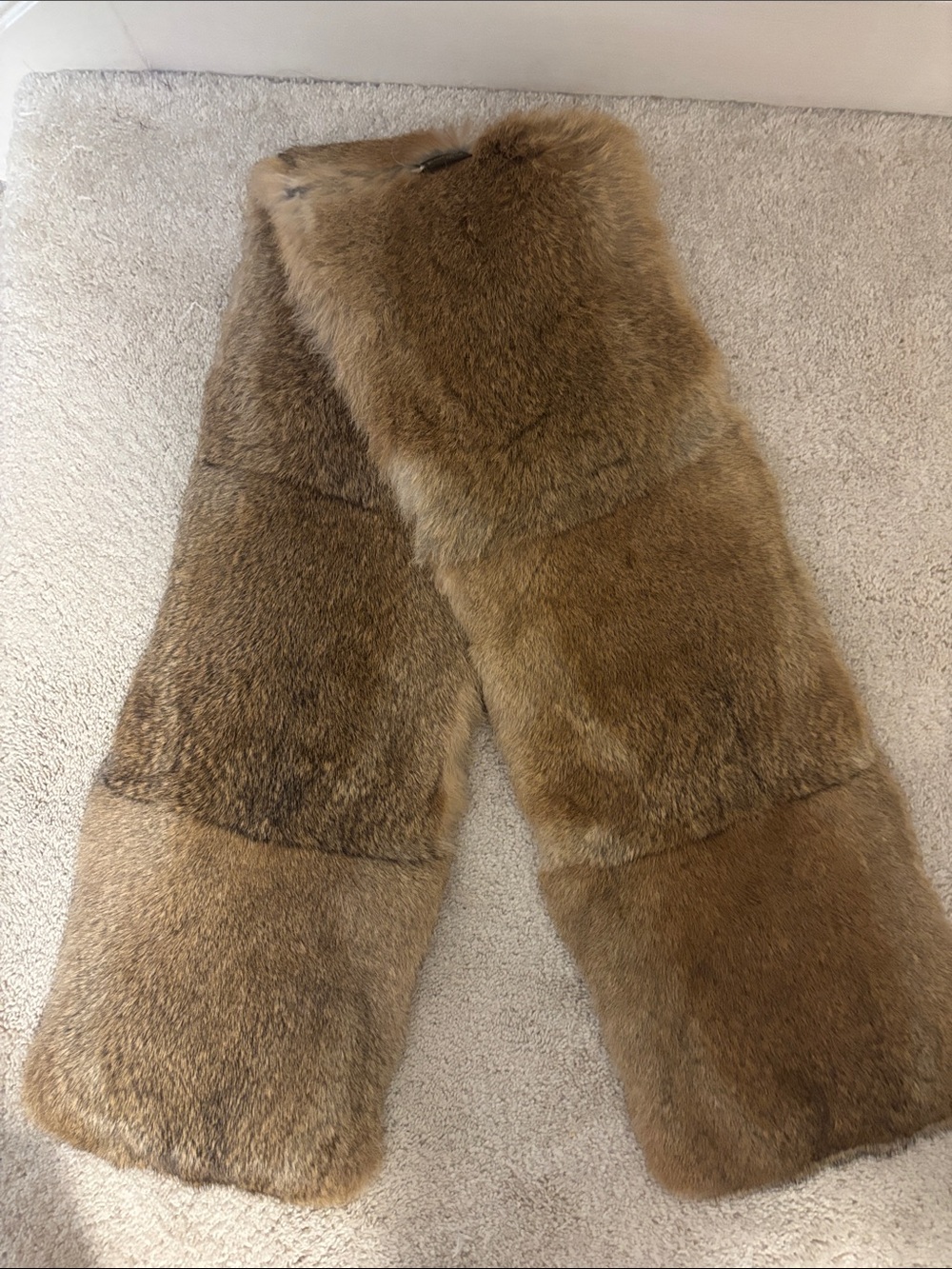 Louis Vuitton Brown Rex Rabbit Fur Vest with Large Monogram - Picture 8 of 8